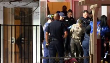 Burglary suspect captured after falling through roof in central Fresno