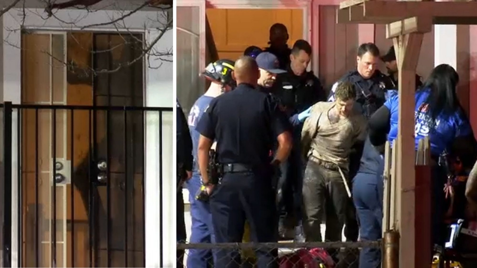 Burglary suspect captured after falling through roof in central Fresno