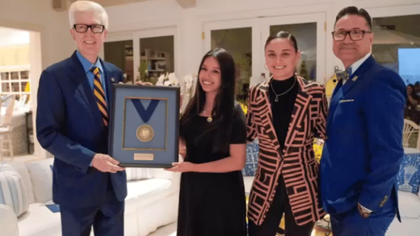 Former California governor awarded UC Merced chancellor's medal