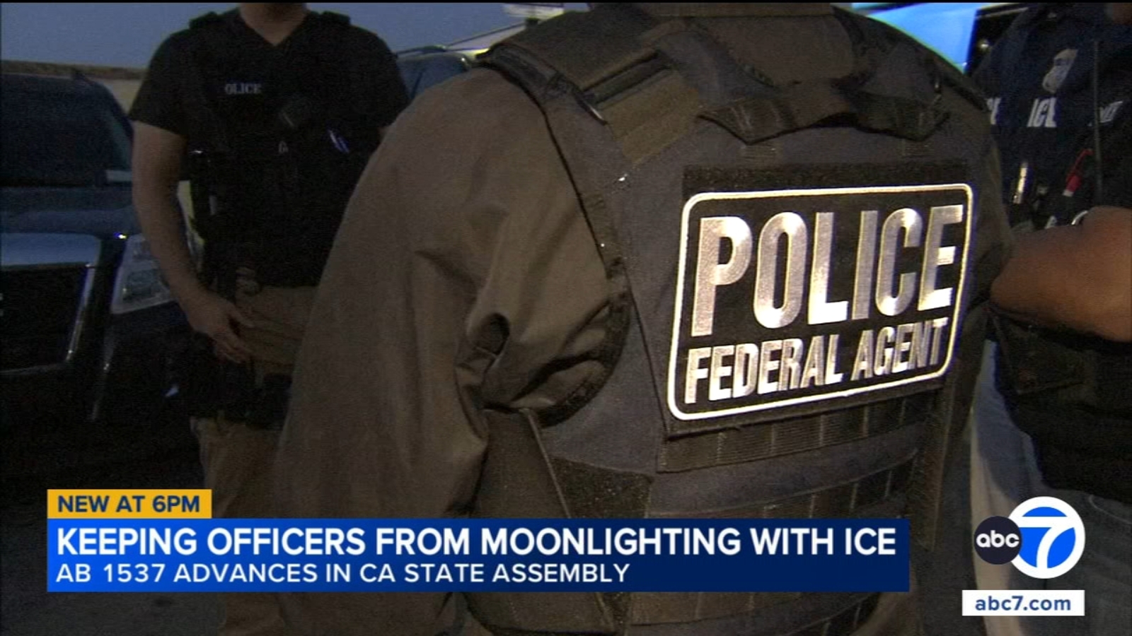 California bill would bar police from taking 2nd job with ICE