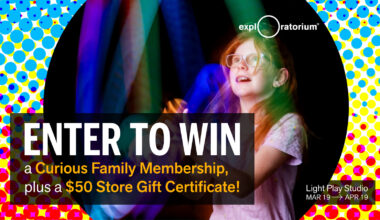 Tinker with light and shadow for mind-blowing results at Light Play Studio at the Exploratorium!