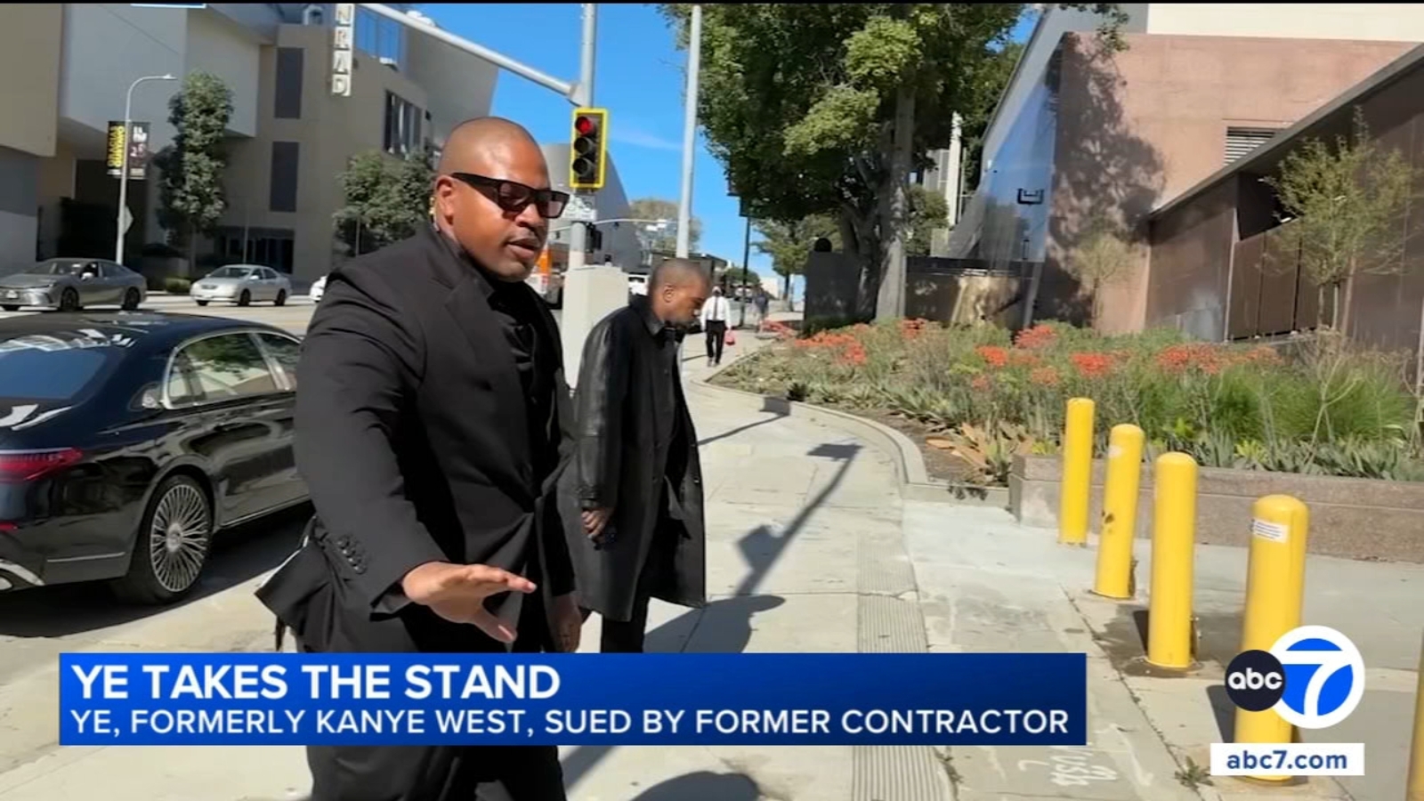 Kanye West gives brief answers, appears weary while testifying in trial over Malibu mansion renovation