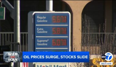 Average gas price in SoCal could hit $5 a gallon this weekend as war in Iran continues; expert predicts $8 a gallon by end of year
