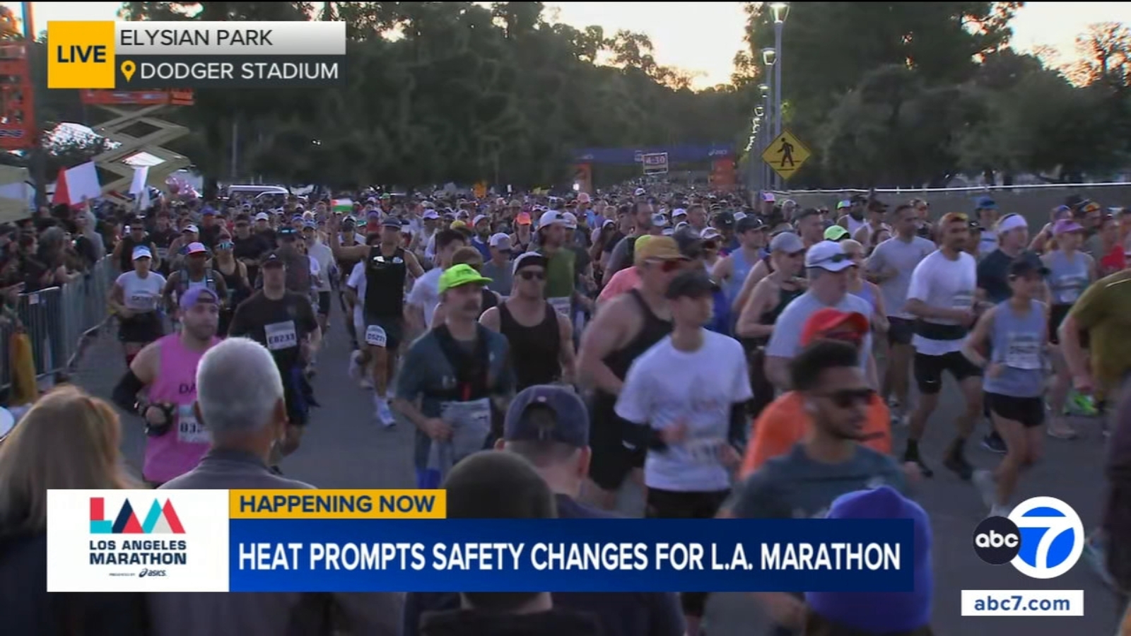 Heat prompts safety changes for LA Marathon as higher-than-usual temperatures expected