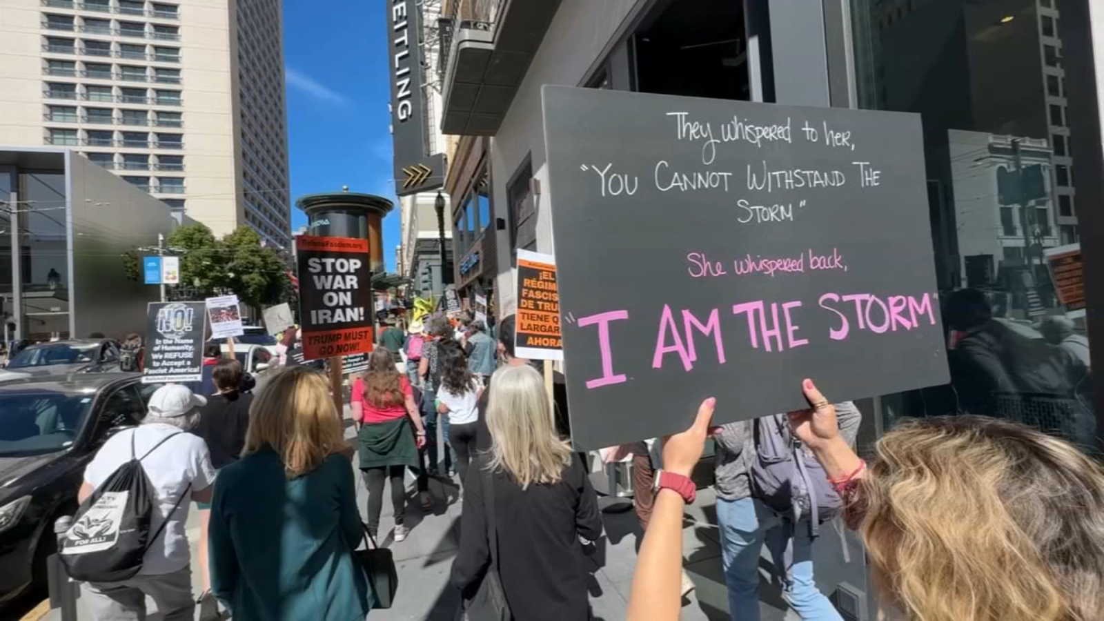 International Women's Day brings protests, marches in Bay Area