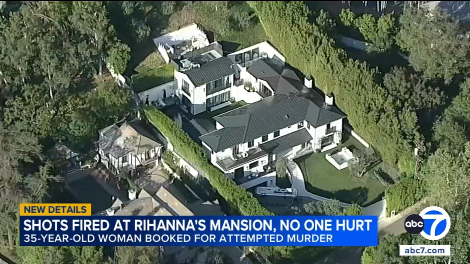 Ivana Lisette Ortiz of Florida accused of shooting at Los Angeles, California mansion of Rihanna, whose partner is A$AP Rocky