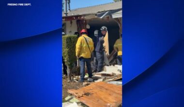 Driver crashes into kids' room at northwest Fresno apartment, police say