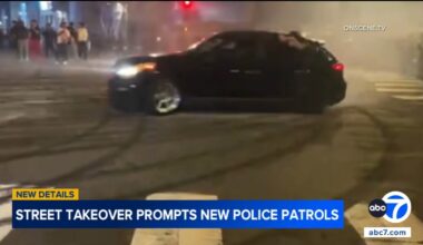 LAPD stepping up patrols after street takeover, apartment vandalism near LA Live goes viral
