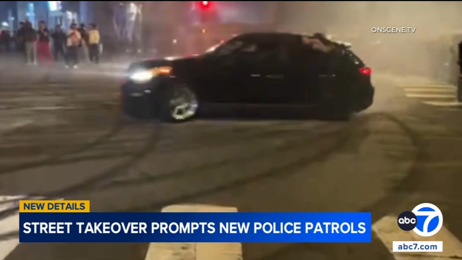 LAPD stepping up patrols after street takeover, apartment vandalism near LA Live goes viral