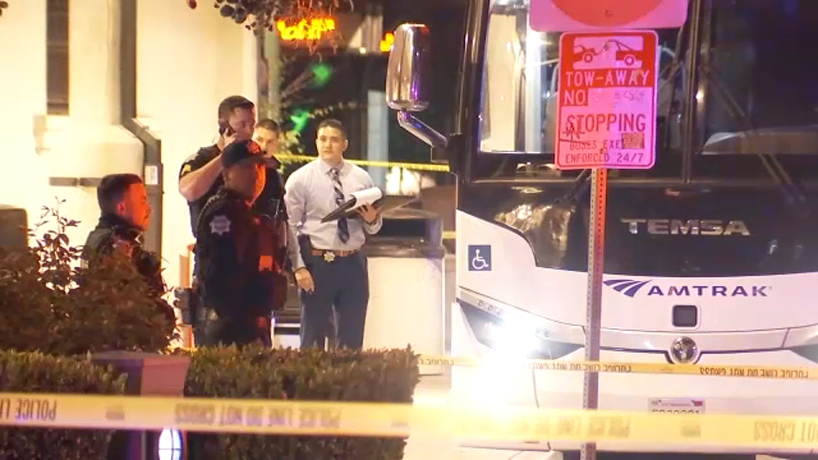 Amtrak bus driver hospitalized after shooting in Downtown Fresno, police say