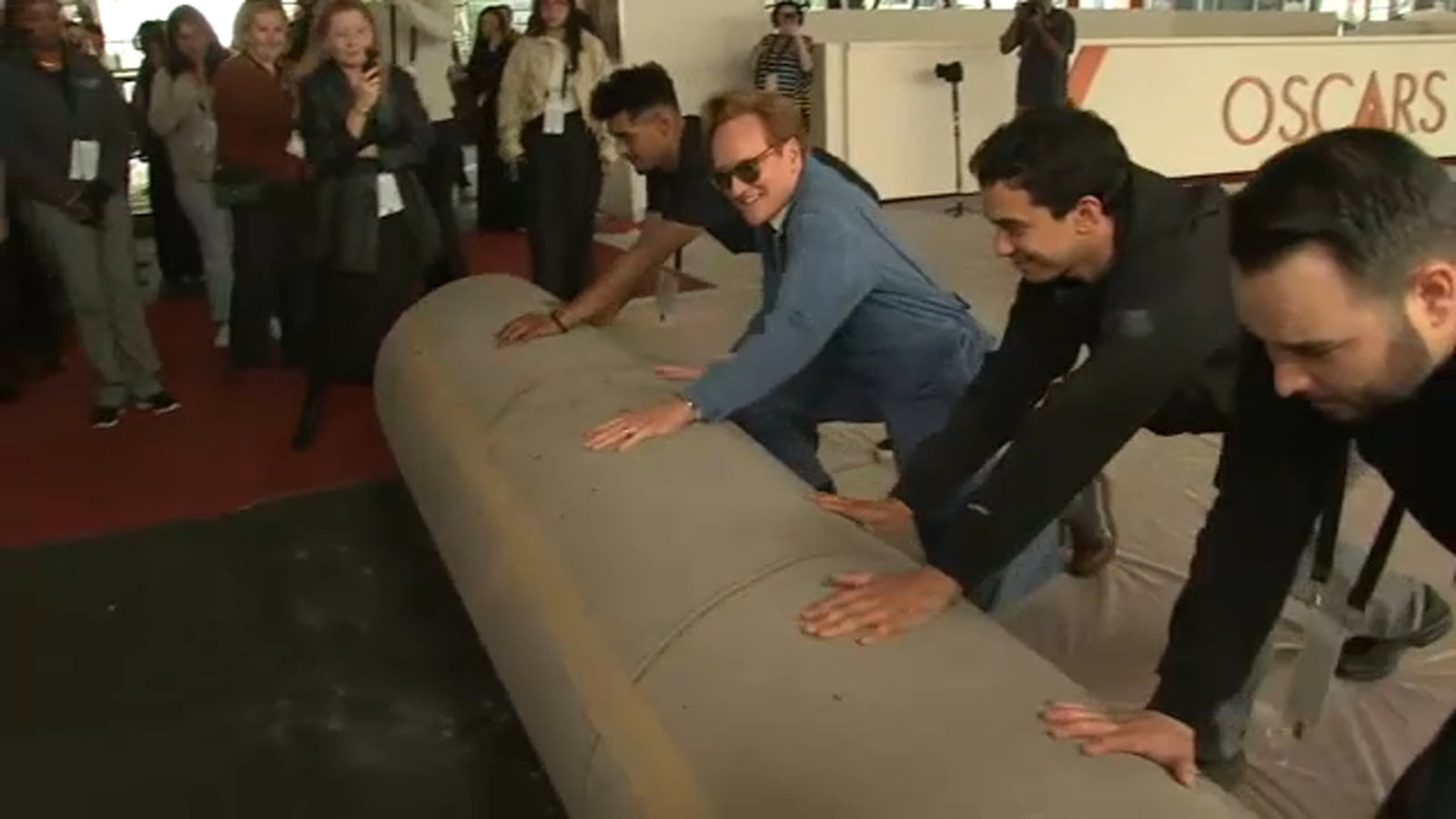 Oscars countdown: Conan O'Brien helps roll out iconic red carpet ahead of 2026 Oscars