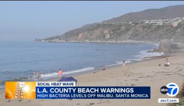 Los Angeles County warns against ocean water contact ahead of heat wave