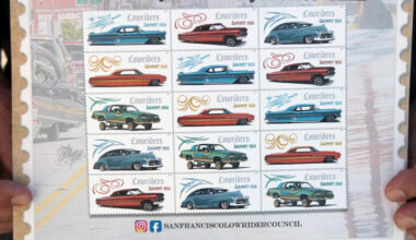 The postal service has unveiled a new stamp honoring lowriders during a special ceremony at a San Francisco post office