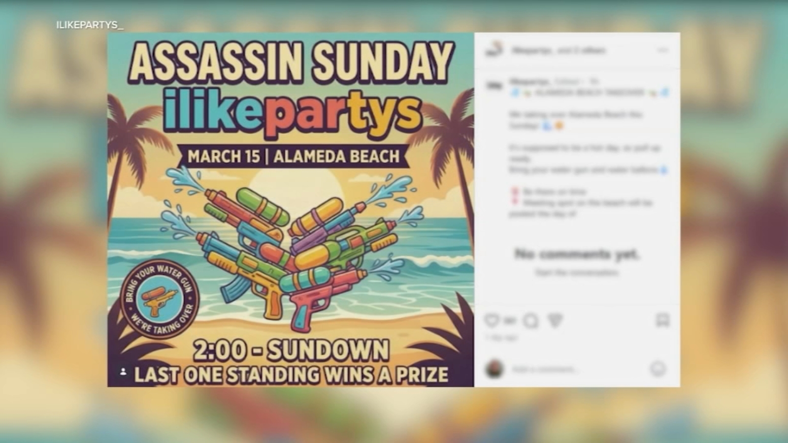'Assassin Sunday': Unpermitted beach party planned in Alameda this weekend concerning school district, police