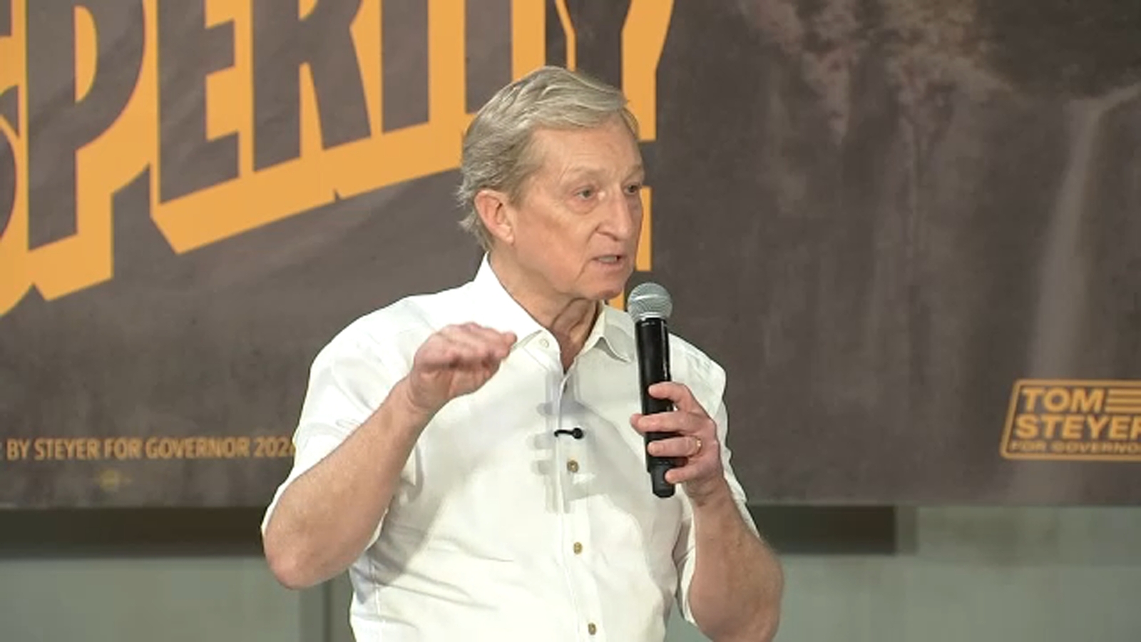 California governor's race 2026: Billionaire candidate Tom Steyer meets LA voters in Culver City during town hall tour stop