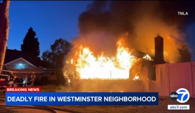 1 dead, 1 injured after fire rips through Westminster home