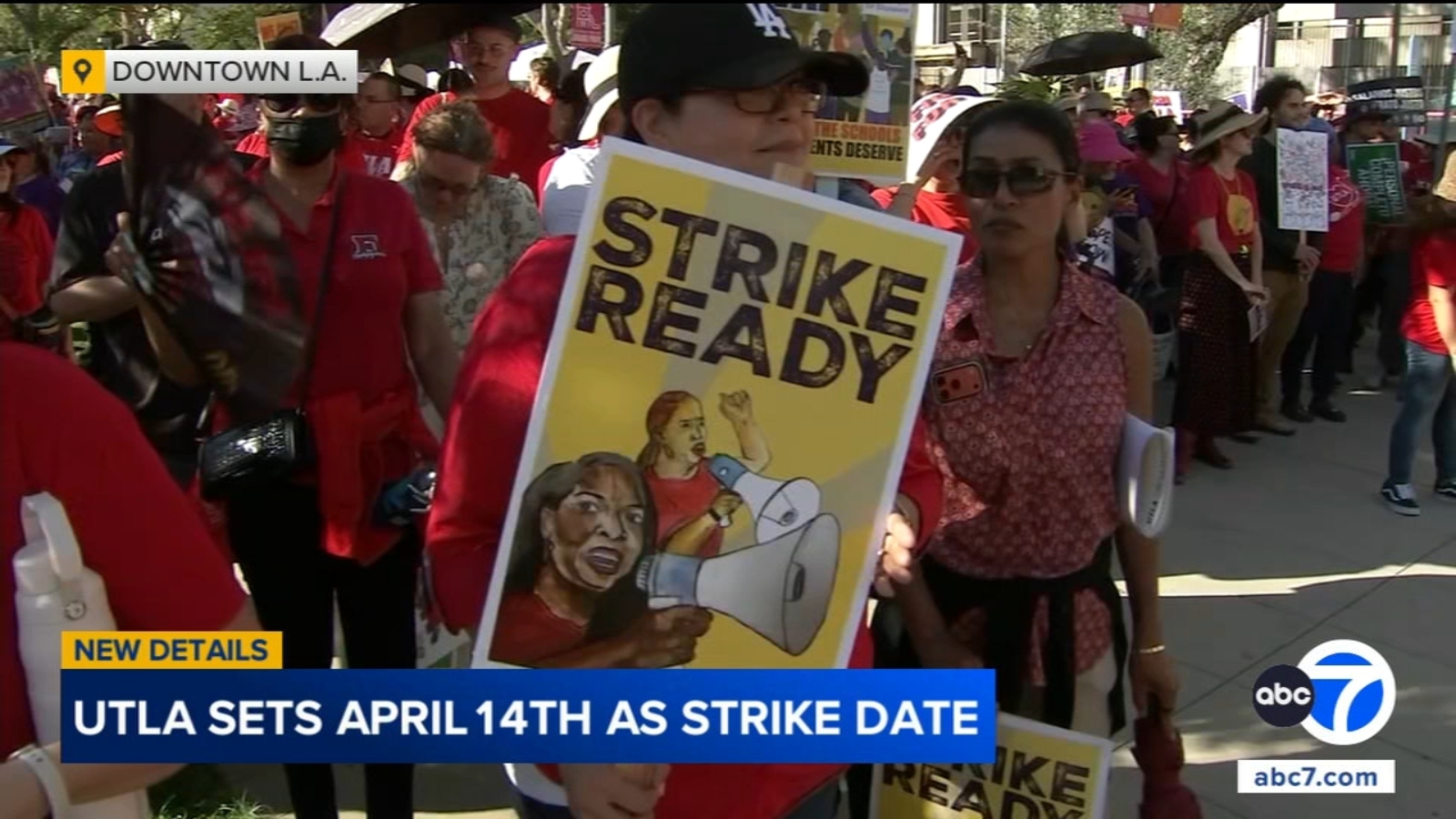 LAUSD teachers announce plan to strike April 14 if no contract is reached
