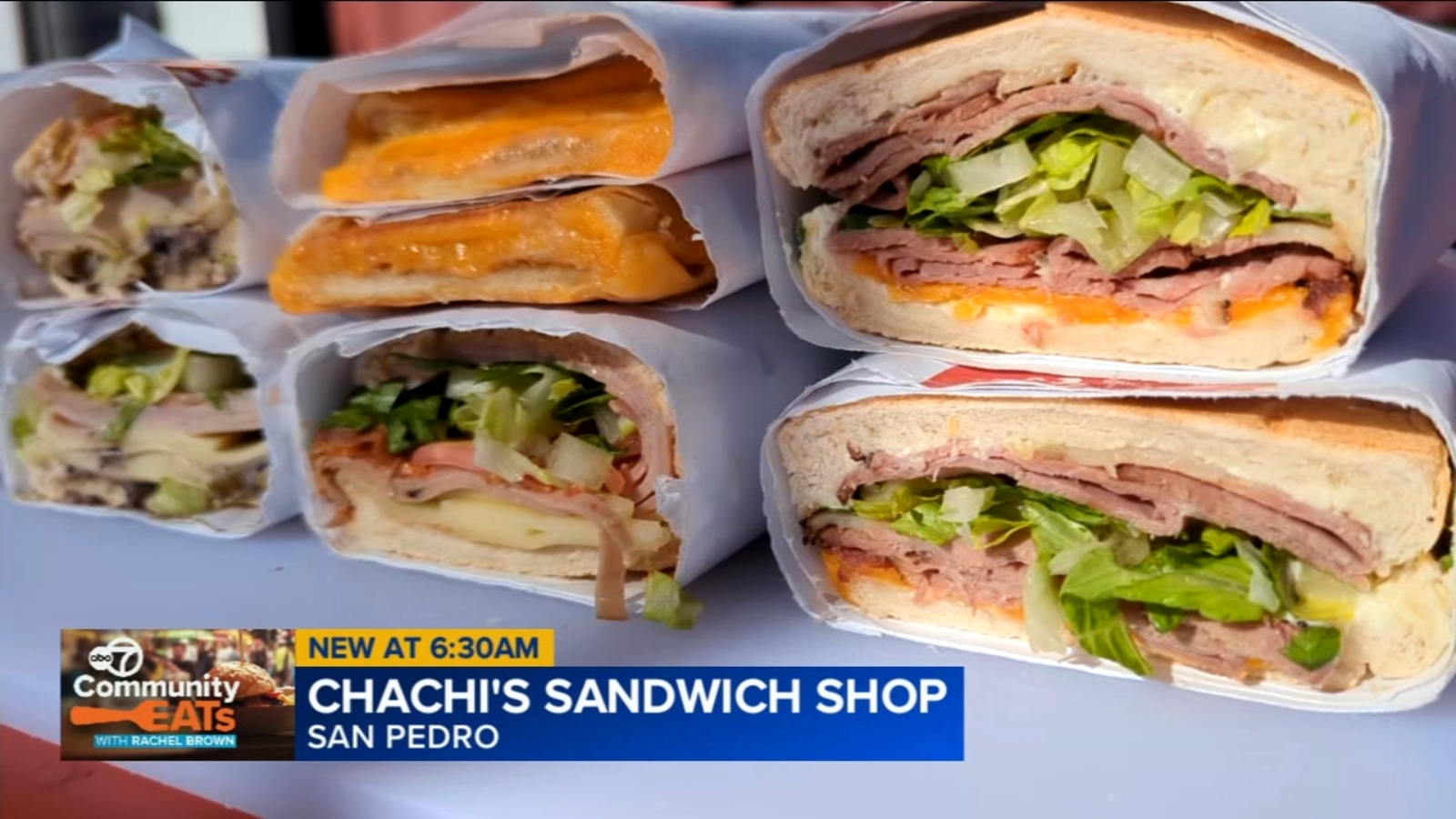 Chachi's crispy, melty sandwiches make it a hidden gem in San Pedro - ABC7 Community Eats