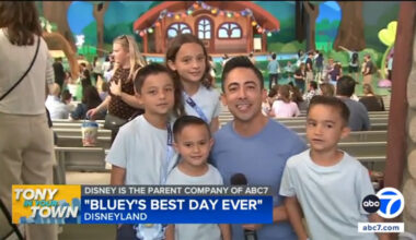 POV: Tony Cabrera and kids experience new Bluey celebration at Disneyland