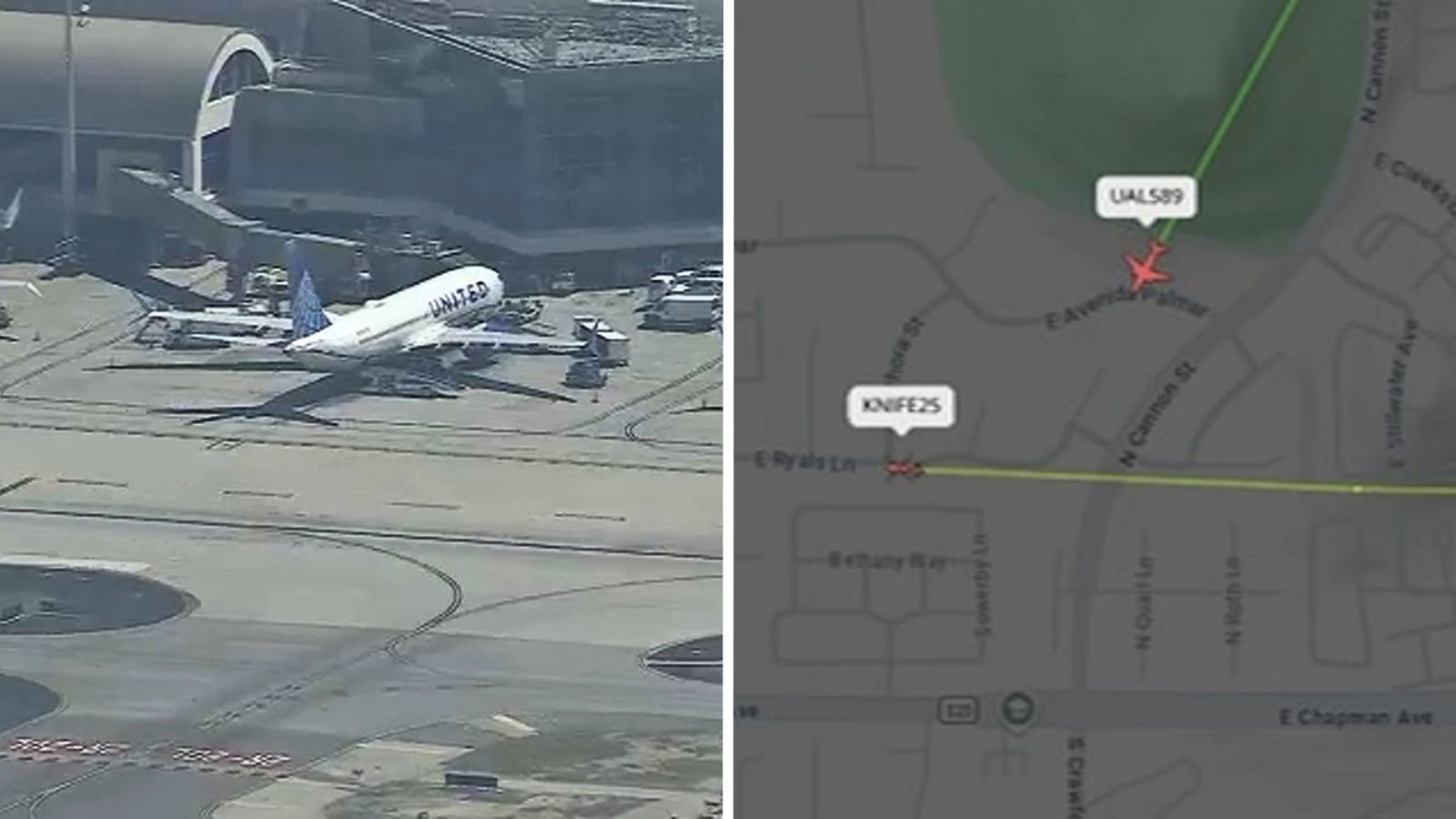 Military helicopter crossed in front of San Francisco United flight approaching John Wayne airport: FAA