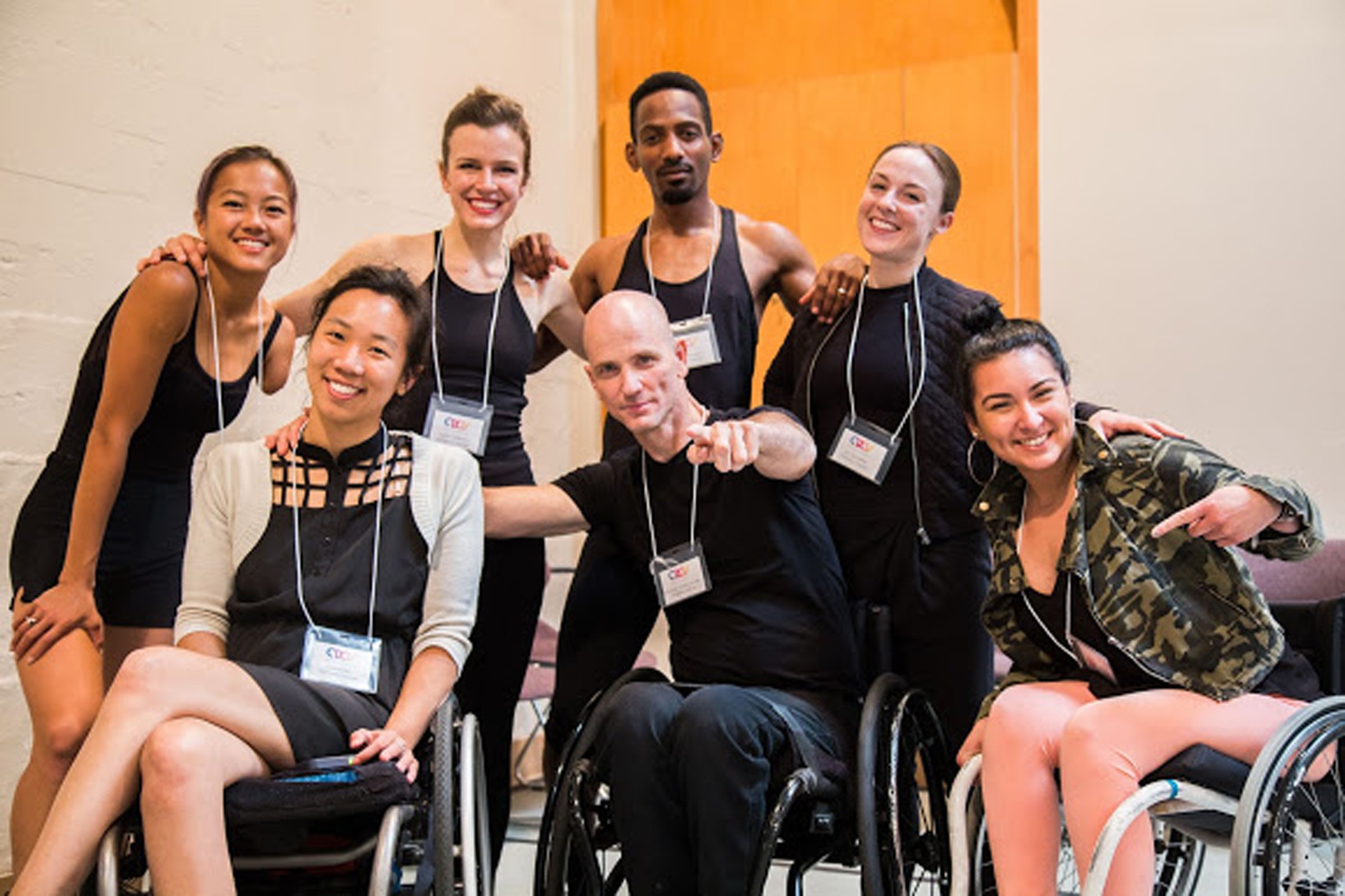 AXIS Dance Company members Carina Ho, front left, Dwayne Scheneman,...