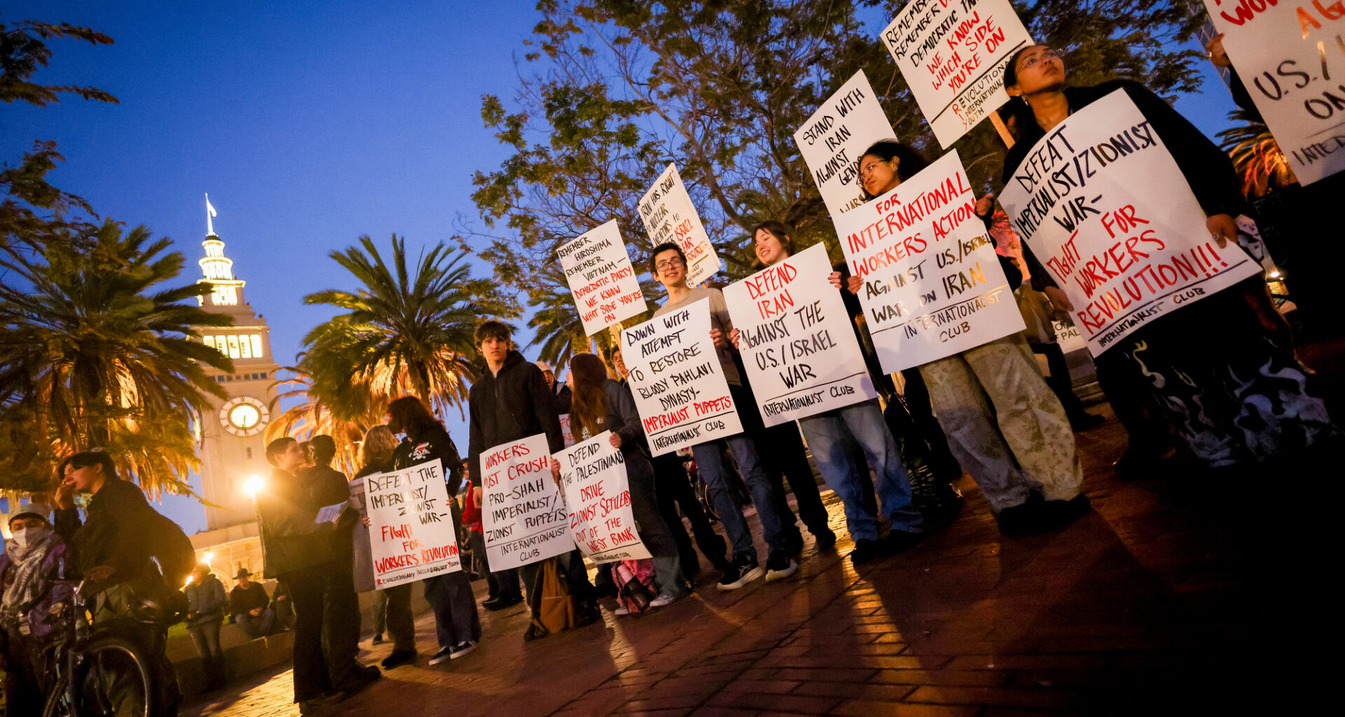 Bay Area protests war in Iran – Golden Gate Xpress