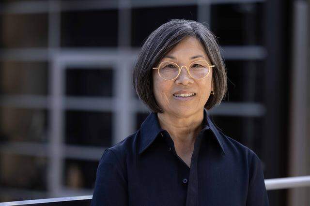 Bryn Imagire, production designer for the new Pixar film "Hoppers," at the company's studios in Emeryville. 