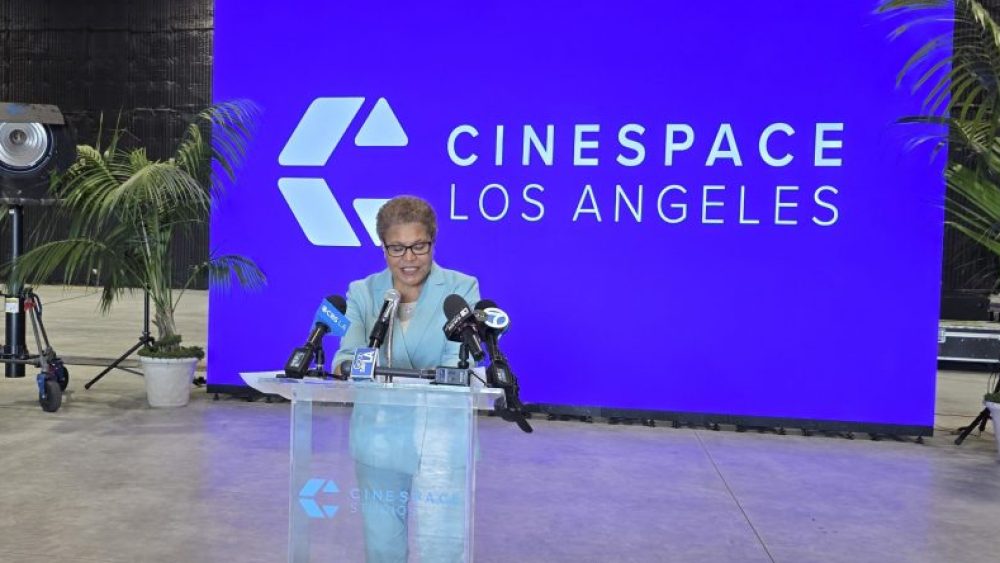 Why Mayor Karen Bass Showed Up for Cinespace Studios' Ribbon-Cutting