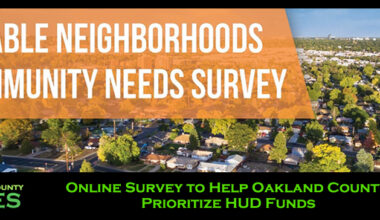 Online Survey to Help Oakland County Prioritize HUD Funds
