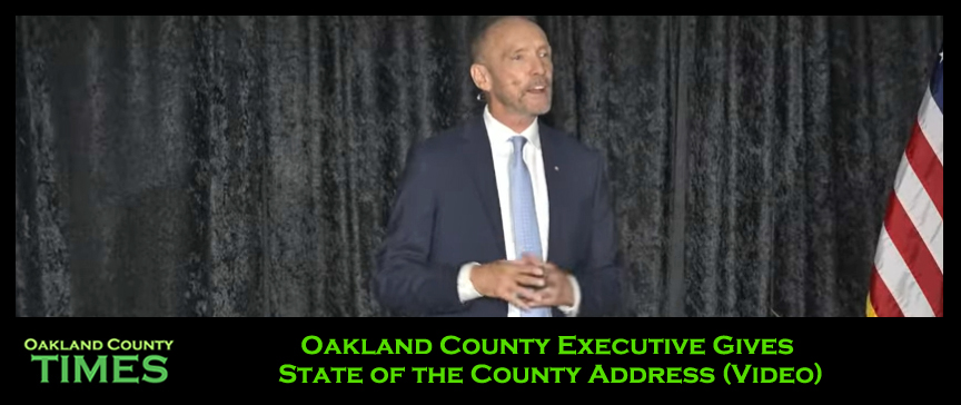 Oakland County Executive Gives State of the County Address (Video)
