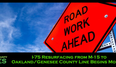 I-75 Resurfacing from M-15 to Oakland/Genesee County Line Begins Monday