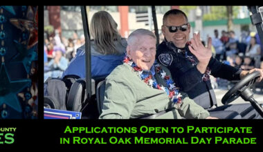 Applications Open to Participate in Royal Oak Memorial Day Parade