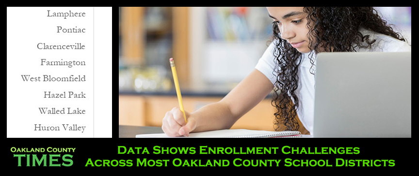 Data Shows Enrollment Challenges Across Most Oakland County School Districts
