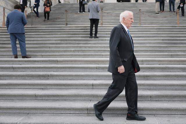 WASHINGTON, DC - MARCH 05: U.S. Rep. Mike Thompson (D-CA) departs from the U.S. Capitol Building after a series of votes on March 05, 2026 in Washington, DC. The House held a series of votes including a vote on funding for the Homeland Security department and a War Powers resolution on Iran. (Photo by Anna Moneymaker/Getty Images)
