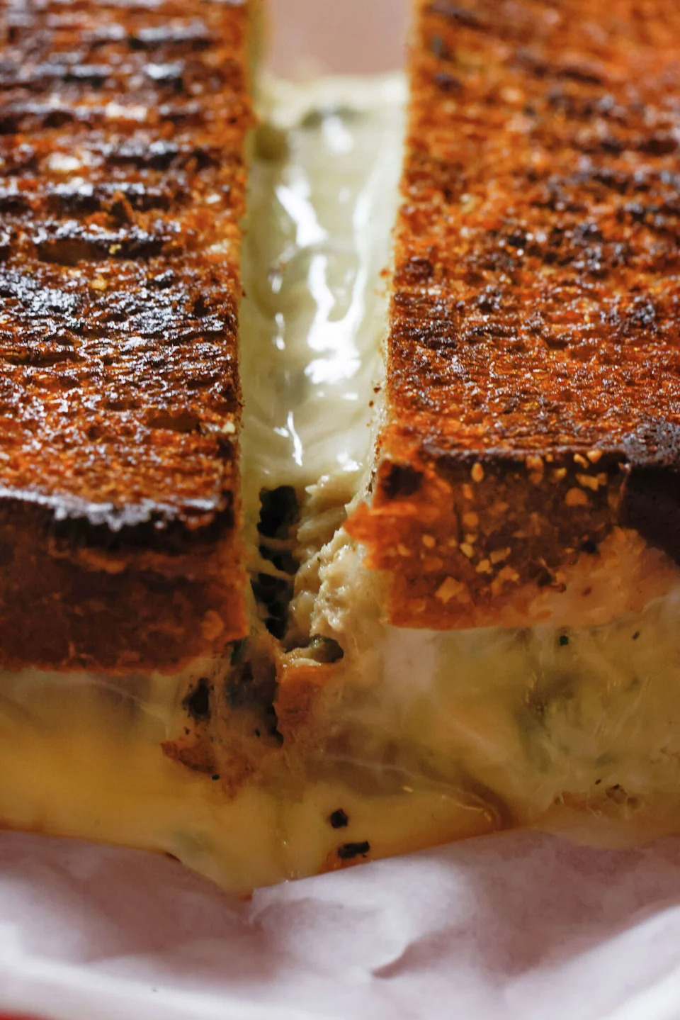 Loveski's tuna melt is one of many hearty sandwiches on the menu. (Lea Suzuki/S.F. Chronicle)