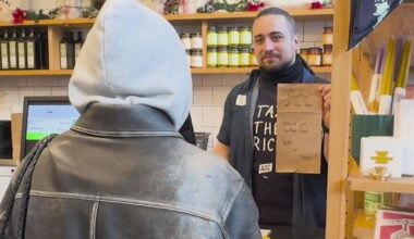 SF grocery store cashier asks customers daily questions to build community