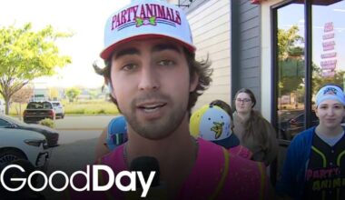 The Party Animals hang out with fans in Elk Grove