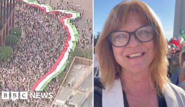 Iranian Americans in Los Angeles dance in the streets on day two of the conflict