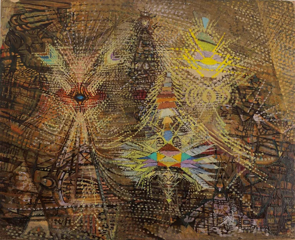 Marie Wilson, "Perpetual Revolution," 1952-54. (Gallery Wendi Norris/Â© 2026 Estate of Marie Wilson)