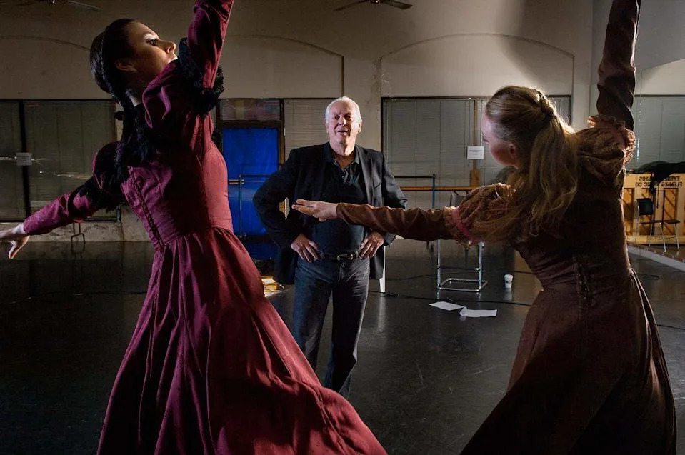 Sacramento Ballet dancers rehearse at the direction of Ron Cunningham, center, at the ballet’s studio in 2008.