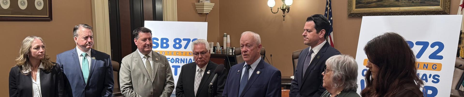 Northern & Southern CA Legislators, Enviros and State Water Contractors Unite to Protect CA’s Water