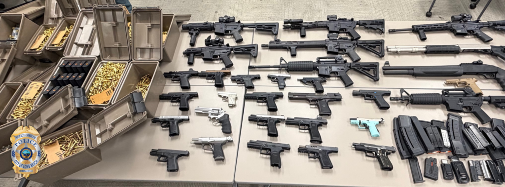 Long Beach man arrested in connection with no hit shooting, 30 guns seized | 2 Urban Girls