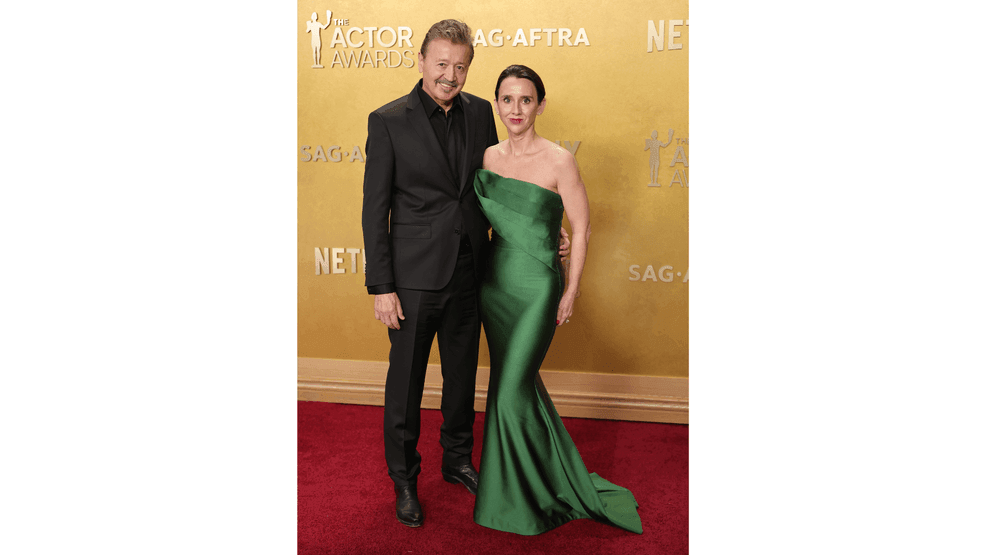  (L-R) Mark Collie and Tammy Stewart attend the 32nd Annual Actor Awards at Shrine Auditorium and Expo Hall on March 01, 2026 in Los Angeles, California. (Photo by Neilson Barnard/Getty Images)