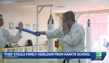 Karate School pleads for help after theft of family heirloom