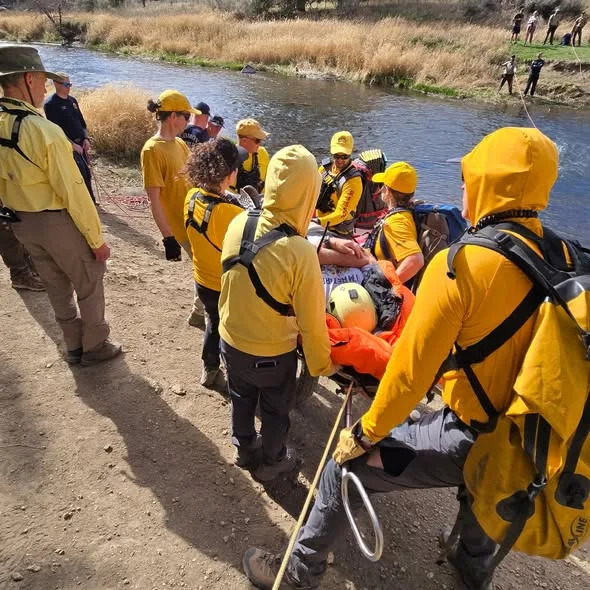 A California man was rescued from Misery Ridge Trail in Central Oregon. March 20, 2026 (courtesy Deschutes Coutny Sheriff's Office).