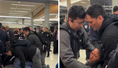 ICE Officers Handcuff a Mother at San Francisco Airport, on Video