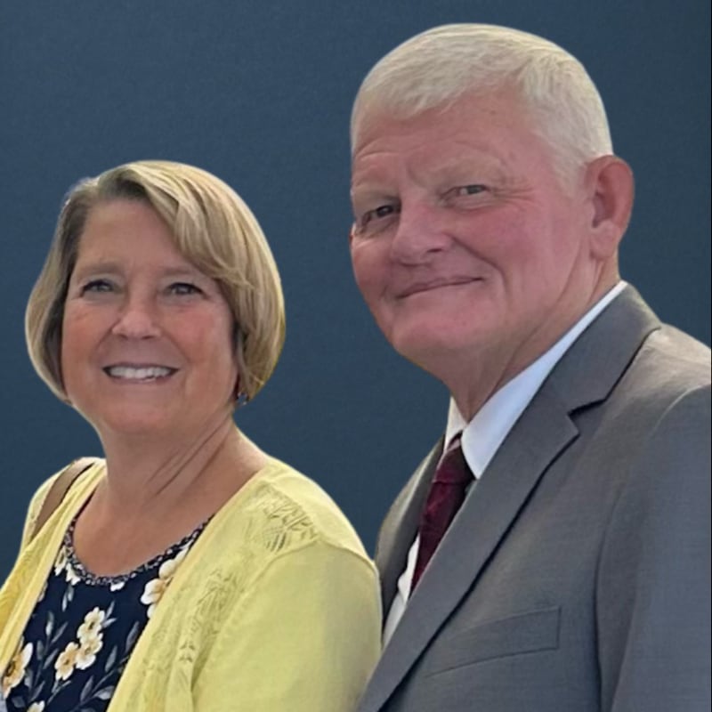 Jay Bair and Trina Bair, who will serve as president and matron of the Moses Lake Washington Temple beginning in September 2026.