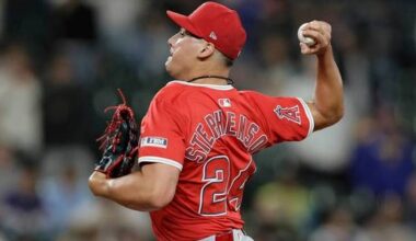 Los Angeles Angels right-hander Robert Stephenson is dealing with another elbow injury