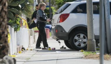 Toddler killed, 2 others seriously hurt when SUV backs over curb onto sidewalk • Long Beach Post News
