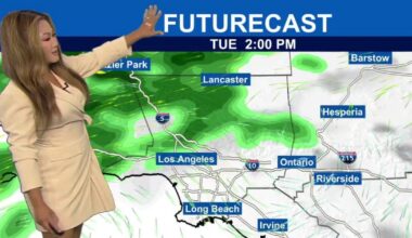 Southern California weather shakeup: Midweek showers and cooler temps ahead of Easter weekend